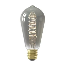 Calex LED rustieklamp - titaniumkleur - E27 - 4W - 136Lm - dimbaar