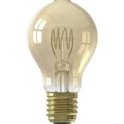 Calex LED standaardlamp - goudkleur - E27 - 5.5W - 470LM - 3step dimbaar