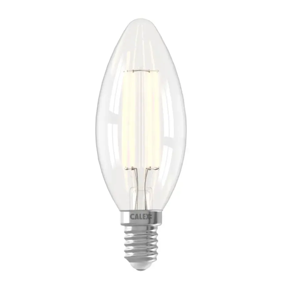 Calex SMART kaarslamp - helder- E14 - 4,9W - 470LM - dimbaar