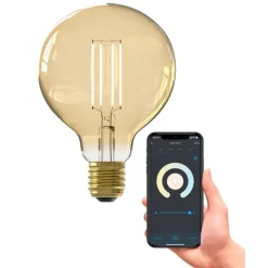 Calex Smart LED-globelamp - goudkleur - 7W