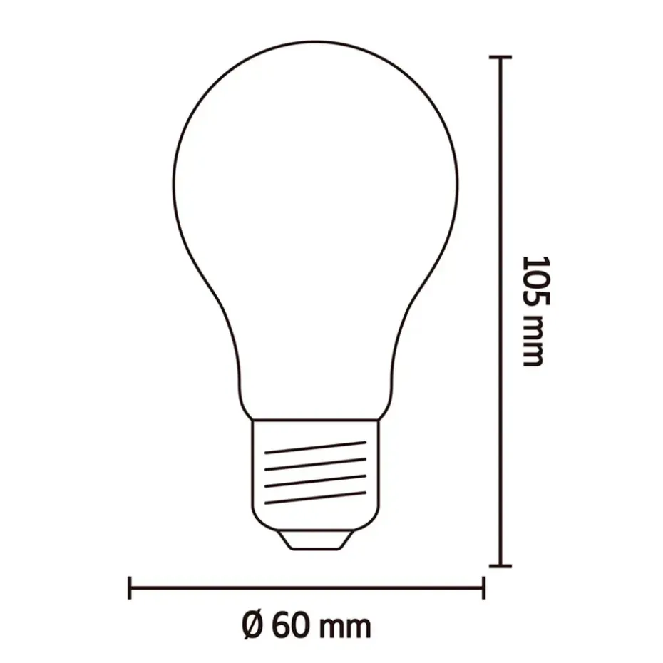 Calex Smart LED-standaardlamp - goudkleurig - 7W