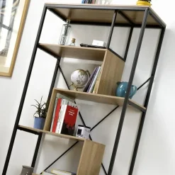 CALICOSY - Boekenkast - 160x84x34 cm