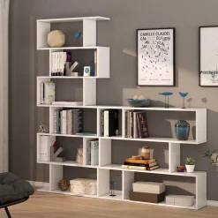 CALICOSY - Boekenkast ATHENA - 192x80x24 cm