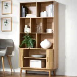 CALICOSY - Boekenkast ERNEST - 157,5x80x40 cm