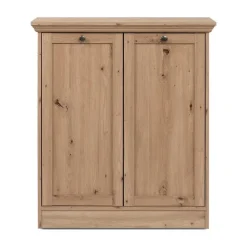 CALICOSY - Buffetkast met 2 deuren TIMBER - Eikenhout - 35x80x90 cm