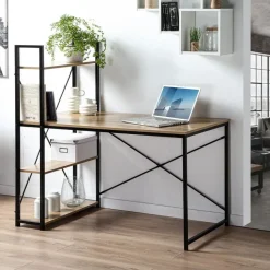 CALICOSY - Bureau - Licht hout - 120x120x