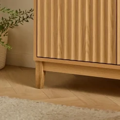 CALICOSY - Dressoir BOLOGNE - Licht hout - 72x80x40 cm