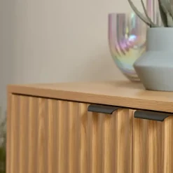 CALICOSY - Dressoir BOLOGNE - Licht hout - 72x80x40 cm