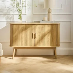 CALICOSY - Dressoir ERNEST - Licht hout - 75x110x39 cm