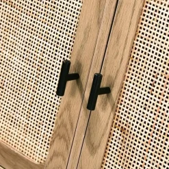 CALICOSY - Dressoir JAYA - Licht hout - 79x90x39 cm