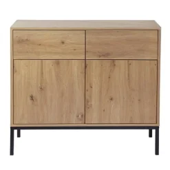 CALICOSY - Dressoir LENNY - Eik - 80x90x40 cm