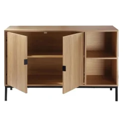 CALICOSY - Dressoir TARA - Licht hout - 72x110x40 cm