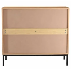 CALICOSY - Dressoir TARA - Licht hout - 79x90x39 cm