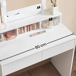 CALICOSY - Kaptafel - Wit - 145x80x40 cm