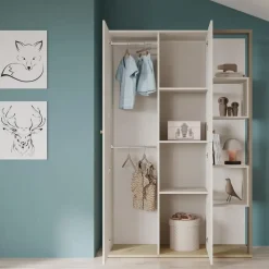 CALICOSY - Kast met 5 vakken CAMILLIA - 51,5x119,7x186,9 cm