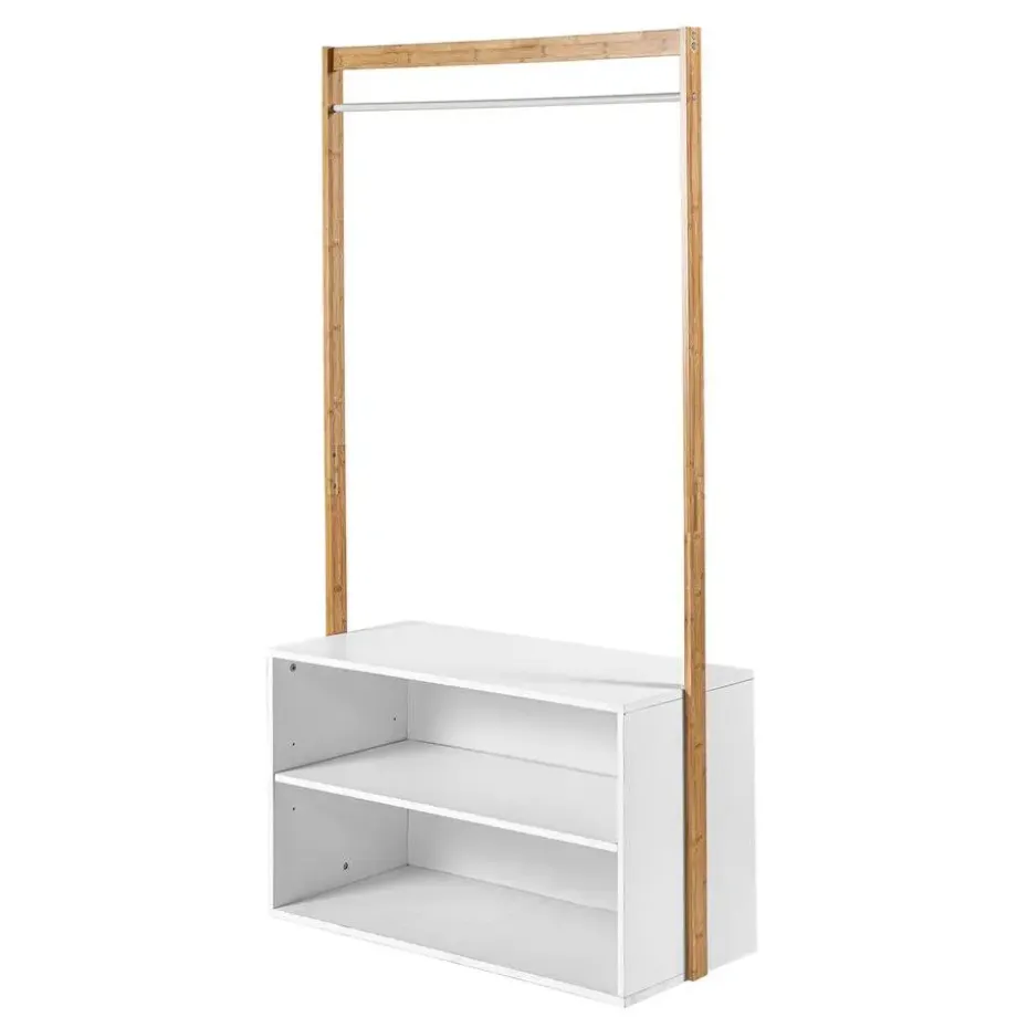 CALICOSY - Kledingkast - Wit - 171x90x40 cm