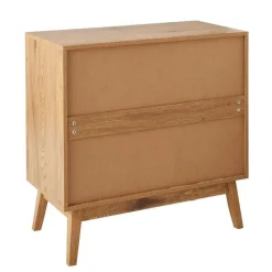 CALICOSY - Ladekast ALIA - Licht hout - 79x80x39 cm