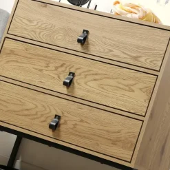 CALICOSY - Ladekast JILL - Eik - 79.5x80x39 cm