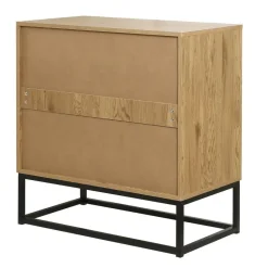 CALICOSY - Ladekast JILL - Eik - 79.5x80x39 cm