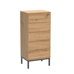 CALICOSY - Ladekast LENNY - Licht hout - 100x45x38 cm