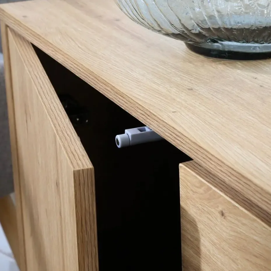 CALICOSY - Ladekast LENNY - Eik - 80x90x40 cm