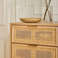 CALICOSY - Ladekast MIYA - Licht hout - 100,50x36.5x42 cm