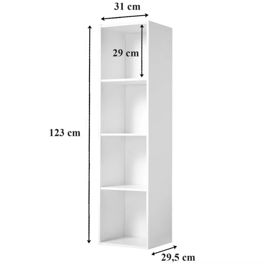 CALICOSY - Meubel - Wit - 122.5x31.1x