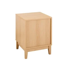 CALICOSY - Nachtkastje BOLOGNE - Licht hout - 52x40x40 cm