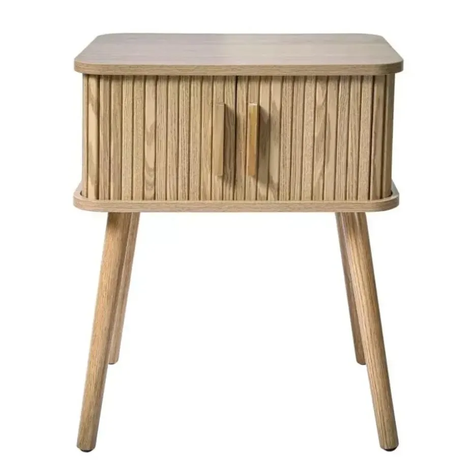 CALICOSY - Nachtkastje ERNEST - Licht hout - 58.5x48x35 cm