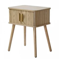 CALICOSY - Nachtkastje ERNEST - Licht hout - 58.5x48x35 cm