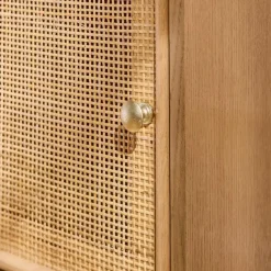 CALICOSY - Nachtkastje MIYA - Licht hout - 71x42x36.5 cm