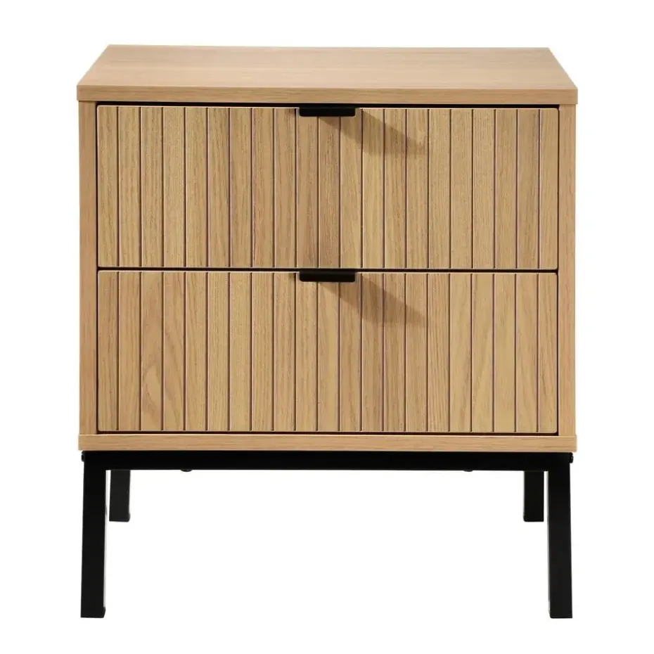 CALICOSY - Nachtkastje TARA - Licht hout - 51x45x29 cm