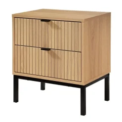 CALICOSY - Nachtkastje TARA - Licht hout - 51x45x29 cm