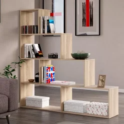 CALICOSY - Opbergkast - Licht eiken - 145x145x29 cm