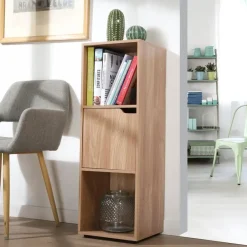 CALICOSY - Opbergkast MODU - Hout - 90.8x30.7x29 cm