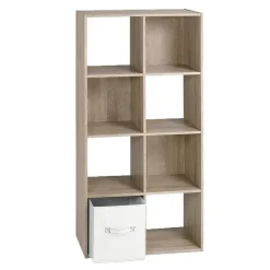 CALICOSY - Opbergplank - Licht hout - 123x29.5x62 cm