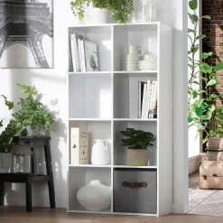 CALICOSY - Opbergplank - Wit - 123x29.5x62 cm