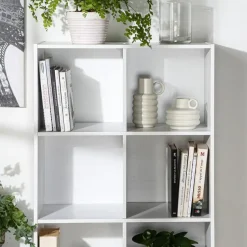 CALICOSY - Opbergplank - Wit - 123x29.5x62 cm