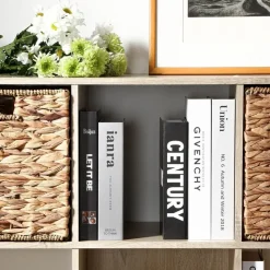 CALICOSY - Opbergrek - Licht hout - 92.5x92.5x29.5 cm