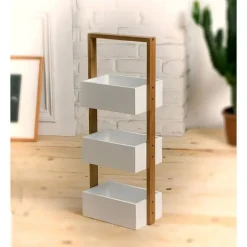 CALICOSY - Rek - Wit - 66x28.5x15 cm