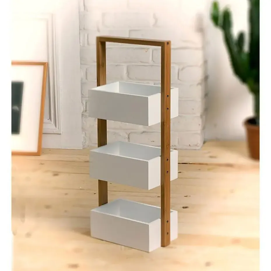 CALICOSY - Rek - Wit - 66x28.5x15 cm