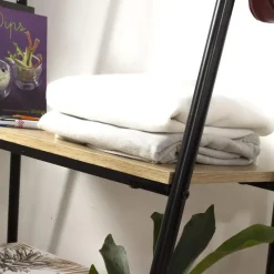 CALICOSY - Rek - Zwart - 151x64.5x40 cm