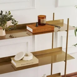 CALICOSY - Rek PIPER - Gouden - 106x120x34 cm