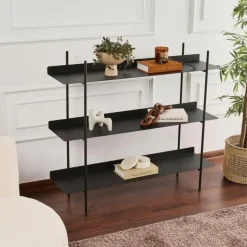 CALICOSY - Rek PIPER - Zwart - 106x120x34 cm