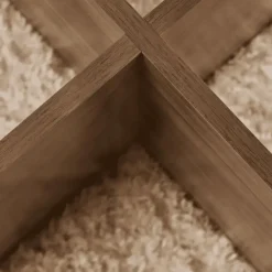 CALICOSY - Salontafel AERIS - Walnoot - 35x75x75 cm