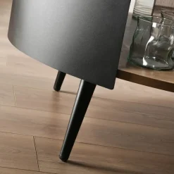 CALICOSY - Salontafel EKLO - Eik - 39x80x80 cm