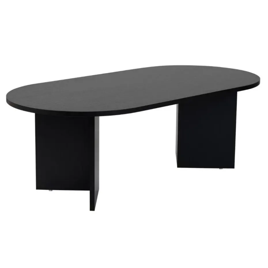 CALICOSY - Salontafel IRIS - Zwarte eik - 39,8x119x60 cm