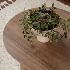 CALICOSY - Salontafel IRIS - Walnoot - 39,8x119x60 cm