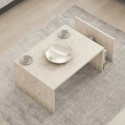 CALICOSY - Salontafel MEMO - Travertijn - 32,4x86,8x50 cm