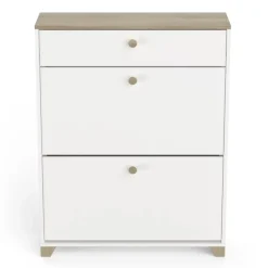 CALICOSY - Schoenenkast IZZY - Wit - 104,3x80,8x24,4 cm
